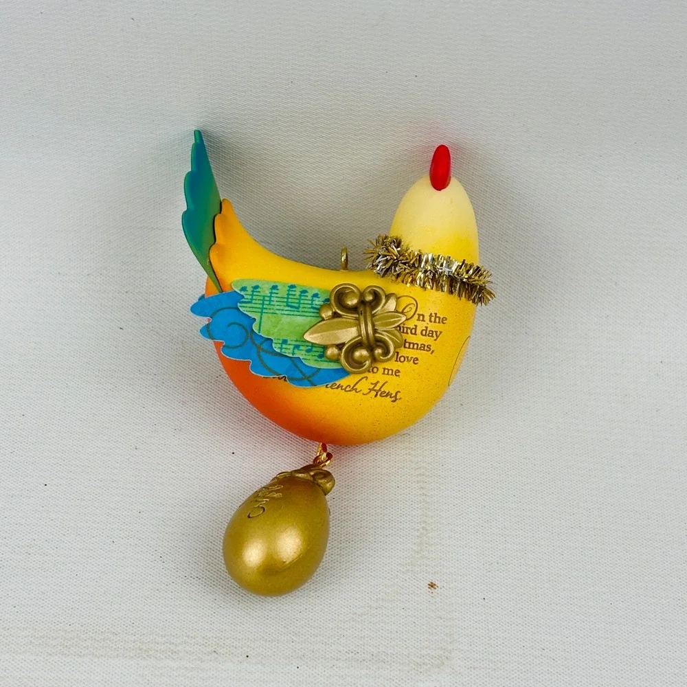 Hallmark Twelve Days of‎ Christmas Three French Hens Keepsake Ornament 2013